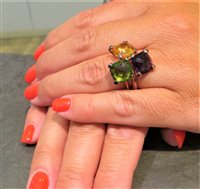Ring Franchini Gioielli Woman Anello Argento in Silver Pietre dure AN13-13 - AN13-13